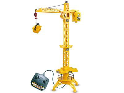 une grue miniature qui bouge une vraie
