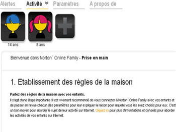 nous avons choisi l'exemple d'une famille de 2 enfants : un ado de 14 ans qui