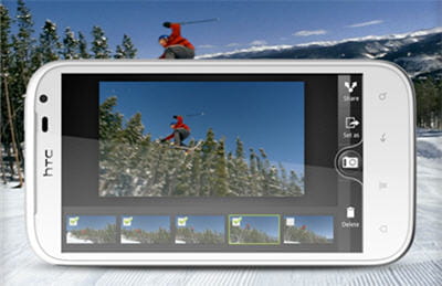 capture d'écran du site officiel de présentation du sensation xl.