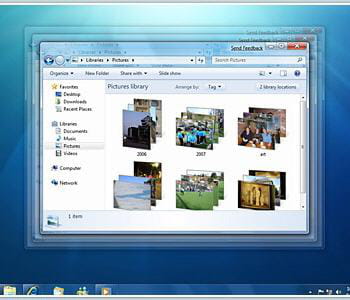 capture d'écran de windows 7