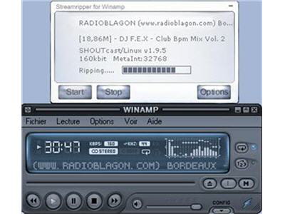 lorsqu'on ne dispose pas d'un podcast audio, streamripper est la solution.