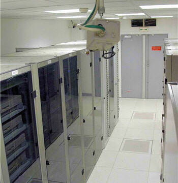 salle de production renfermant les éléments sensibles