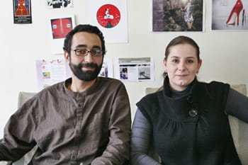 morad adjaoud, directeur de production, et laetitia morlet, responsable de