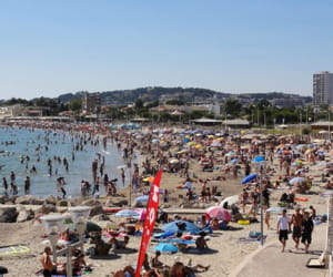 une vue de la seyne-sur-mer.