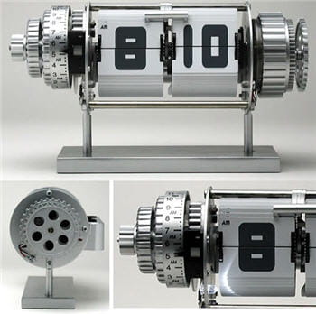 une horloge mécanique assez géniale