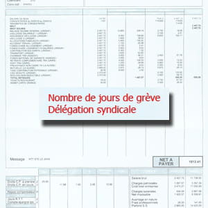 il est interdit de mentionner l'exercice du droit de grève sur une fiche de