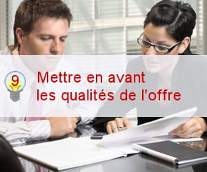 inscrivez-vous dans une logique de différenciation de l'offre.