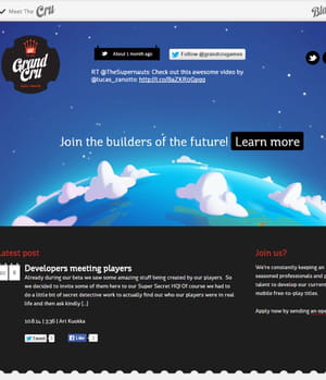 grand cru développe des jeux pour mobile.