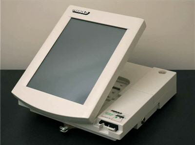 machine de vote électronique diebold utilisée par les chercheurs.
