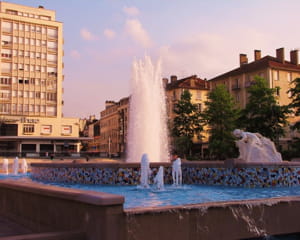 le centre-ville de pau.