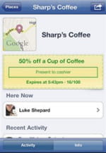 exemple de coupon sur facebook deals