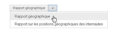 accès aux statistiques par zones géographiques.