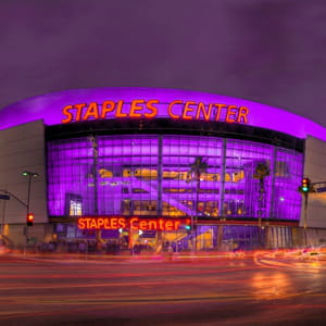 le staples center, où a eu lieu l'hommage à michael jackson.