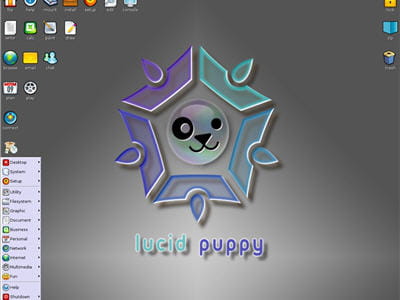 aperçu de la distribution puppy linux