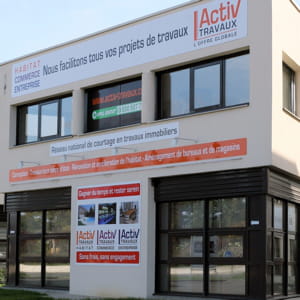 une implantation du courtier en travaux activ'travaux.