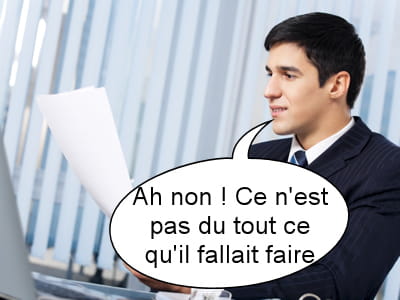 fini ? en fait non, il faut tout recommencer.