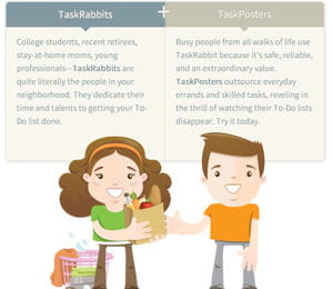 taskrabbit permet d'arrondir ses fins de mois en réalisant des tâches pour