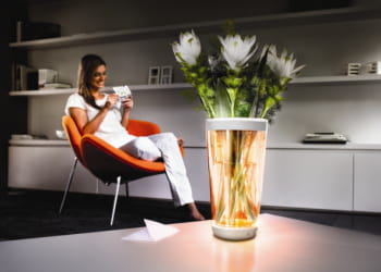 vase lumiware de philips, 109 euros.
