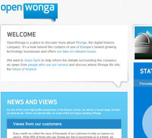la valorisation de wonga dépasserait le milliard de dollars.