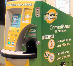 eurominute se rémunère auprès des enseignes avec la location de l'appareil et un