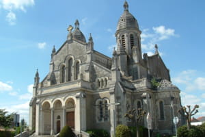 une vue de la roche sur yon.