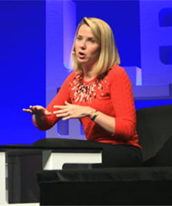 marissa mayer, à la tête du groupe de services internet.