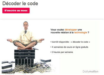 le mooc 'décoder le code' promet de découvrir l'univers du code informatique en