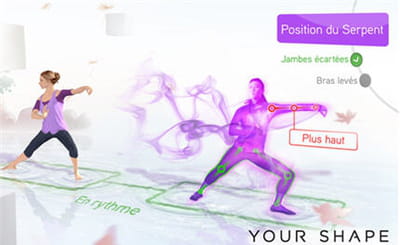 your shape vous permet de faire les mouvements correctement