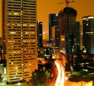 le quartier de la défense, à courbevoie.