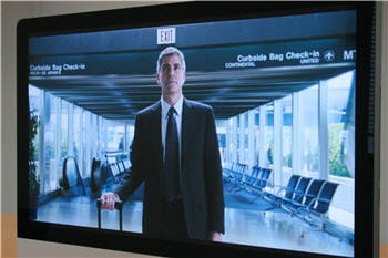 la bande annonce du film 'up in the air', sur l'imac 27 pouces
