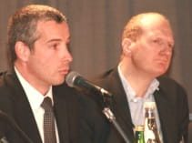 stéphane favaretto (ineas) et stanislas di vittorio (assurland)