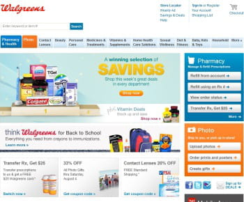 walgreens est le 1er e-marchand us de la catégorie 'alimentaire et pharmacie'