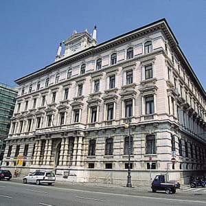 le siège social de l'assureur generali, dont mediobianca possède des parts.