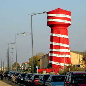 le château d'eau de vaulx-en-velin.