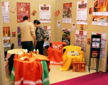 le stand cerina beauté à franchise expo.