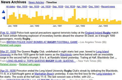 archives sur le thème du rugby entre 1939 et 1943