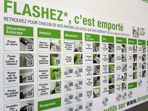 leroy merlin mène une dizaine d'expérimentations sur la géolocalisation.