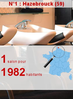 l'insee recense 11 coiffeurs à hazebrouck.