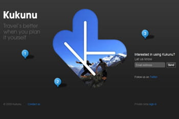 la page d'accueil de kukunu