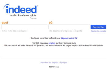 indeed.fr enregistrait plus de 1,3 million de visiteurs uniques en avril 2012