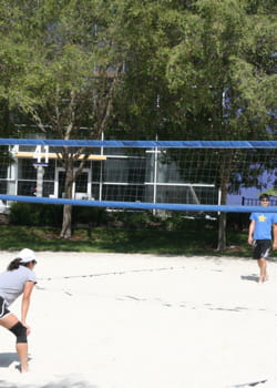 les salariés sont incités à pratiquer un sport sur le campus.