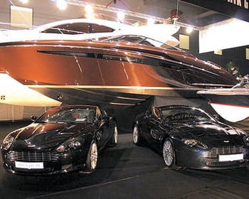 la foire des millionnaires, à moscou, en 2008.