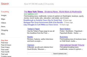 google search