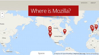 une page du site officiel de la fondation mozilla utilise mapbox...