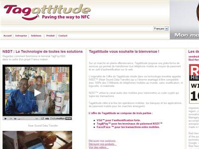 la page d'accueil de tagattitude