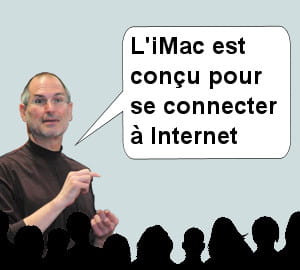 stve jobs sait s'adresser aux consommateurs.