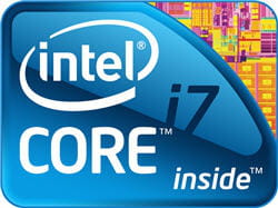 un logo core i7 présent, veut dire un pc avec 4 coeurs et qui va vite.