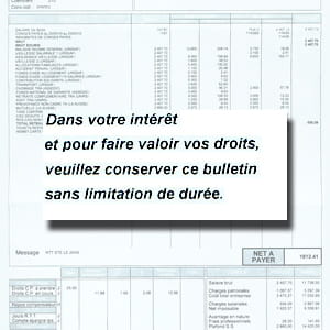 cette mention est obligatoire sur les fiches de paie.