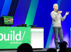 steven sinofsky, président de l'activité windows, a présenté aux développeurs