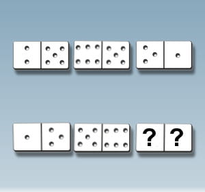 un test à base de dominos.